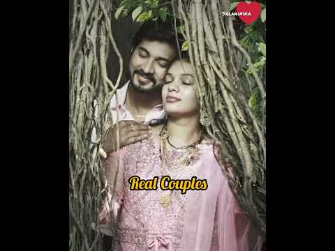 Ayyanar Thunai serial actors Real Husband&wife🥰🥰 #actress #ayyanarthunai #seran #pandiyan #brothers