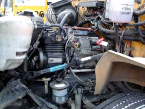 School Bus International Diesel Engine MaxxForce 6.4 liter ... standard cat 5 wiring plug 