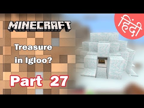 Part 27 - Found An Igloo, Cure Zombie To Villager 