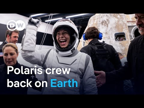 Space X crew return to Earth following first commercial spacewalk | DW News