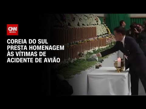 Coreia do Sul presta homenagem às vítimas de acidente de avião | LIVE CNN