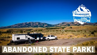 Boondocking at Indian Rocks an Abandoned Idaho State Park