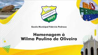 Wilma Paulino de Oliveira - CELEBRANDO PROTAGONISTAS DA HISTÓRIA PREDROZENSE
