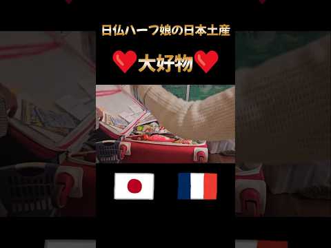 【日本土産】日仏ハーフ娘の大好物日本食•スーツケースの中身
