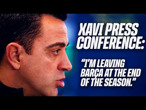 XAVI HERNÁNDEZ ANNOUNCES HE IS TO LEAVE FC BARCELONA ON 30 JUNE