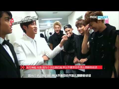 允浩因高度問題不喜歡燦烈@EXO's Showtime EP1