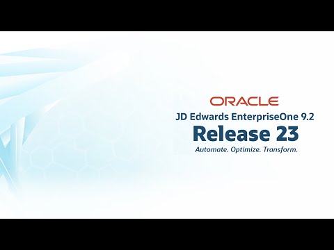 video Oracle JD Edwards EnterpriseOne
