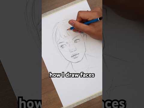 THIS Changed How I Draw Portraits ✍🏼 A 60 Sec Tutorial