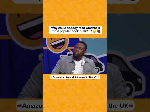 amazon.co.uk & Amazon Discount Codes video: Why could nobody read this most popular book? | Full quiz on @AmazonUK | #quiz #funny #amazonuk25