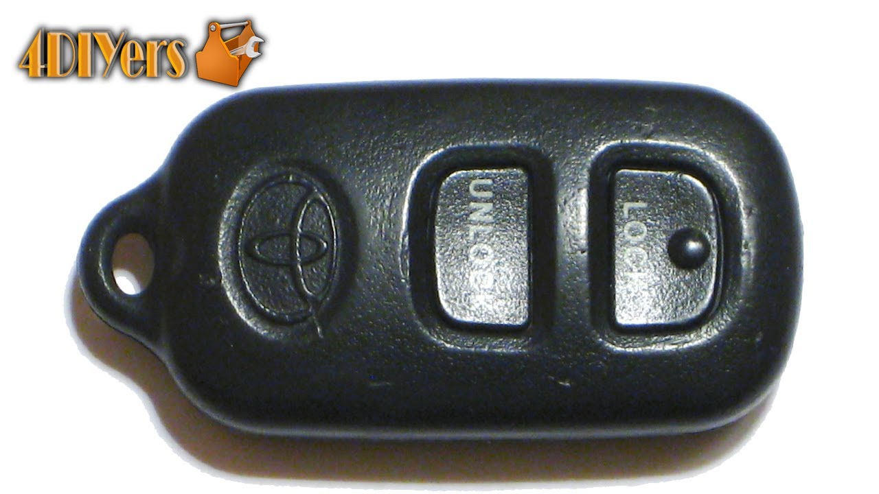 replace battery in toyota keyless remote #1