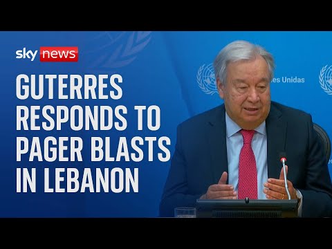 United Nations Secretary General Antonio Guterres holds news conference - Watch in full