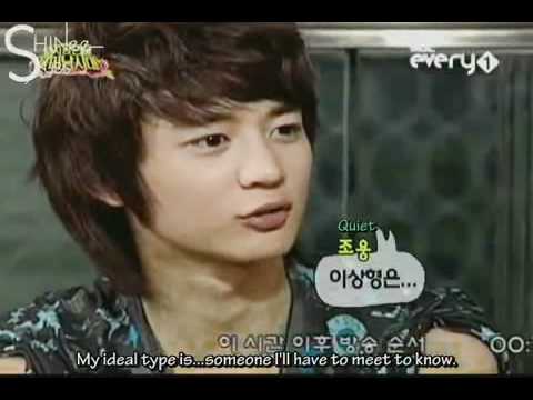 090707 (eng) SHINee's ideal girl