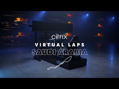 ? @Citrix Virtual Lap | Max Verstappen Laps The Jeddah Corniche Circuit