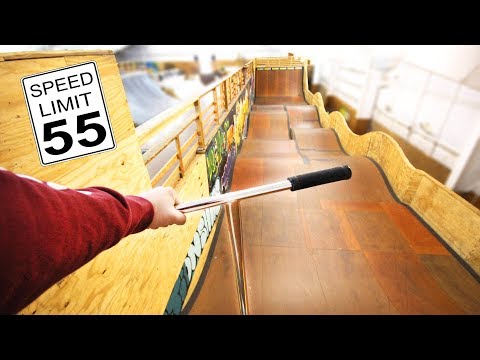 TOP SPEED SCOOTER on PUMP TRACK
