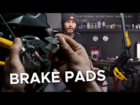 VSETT 10+ Electric  Scooter Brake Pad Replacement Tutorial - may work with many scooters