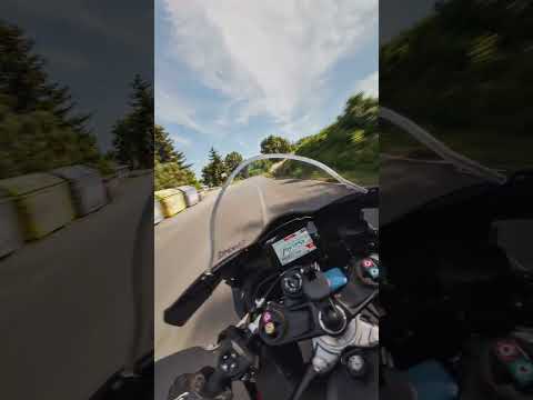 Into the woods on the new Aprilia RS v4 favtory with full system Akrapovic exhaust #aprilia #rsv4