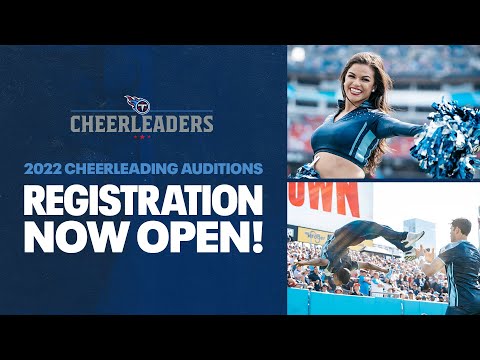 2022 Titans Cheerleaders Auditions – Register Now video clip