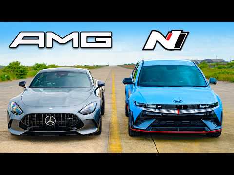 메르세데스 AMG GT vs 현대 아이오닉 5 N - 드래그 레이스!
