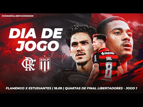 🔴 AO VIVO: FLAMENGO x ESTUDIANTES | PRÉ-JOGO + NARRAÇÃO | CONMEBOL LIBERTADORES (18/09/25)