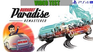 Vido-Test : Video Test - BURNOUT PARADISE REMASTERED PS4 Pro [KOYU FR]