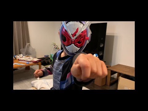 【4歳の男の子】仮面ライダージオウに変身だ！ジクウドライバーカッコいい！