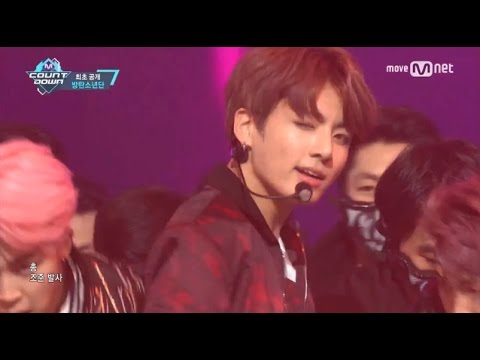 防弾少年団「Not Today」(2017年2月23日放送「M COUNTDOWN」)