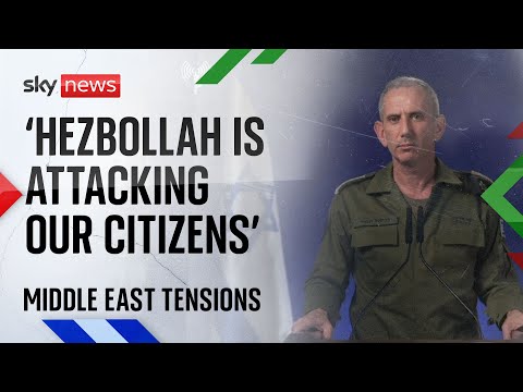 'Hezbollah behind the rocket attack', IDF spokesperson says | Israel-Hamas war