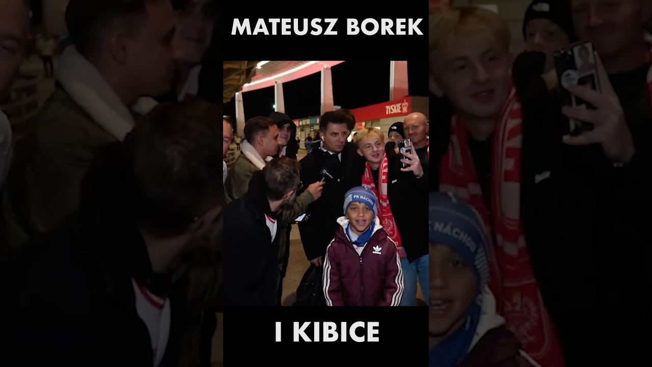 Mateusz borek i kibice po meczu polska - nowa zelandia #shorts