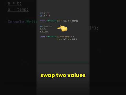 Value Swapping in C# is INSANE