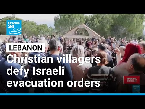 Israeli tanks push into southern Lebanon: Christian villagers defy Israeli evacuation orders