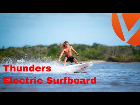 Ride Any Wave, Anytime with  #cyrusher  Thunders electric #surfboard