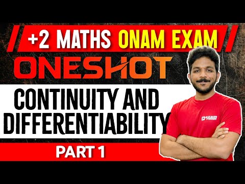 Plus2 Maths Onam Exam | Chapter 5 | Continuity And Differentiability | Oneshot | ExamWinner Plus Two