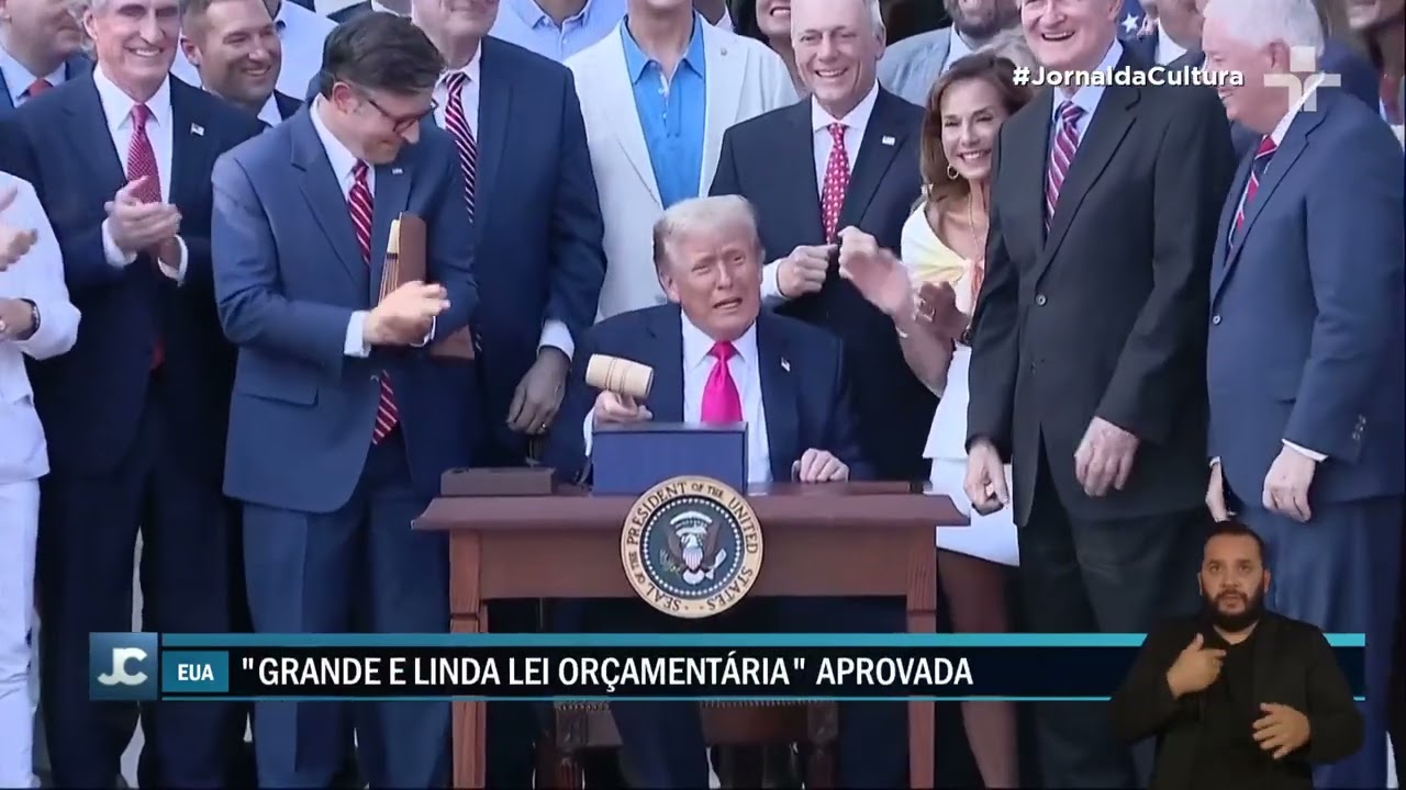Megapacote de cortes de impostos e gastos é sancionado por Donald Trump