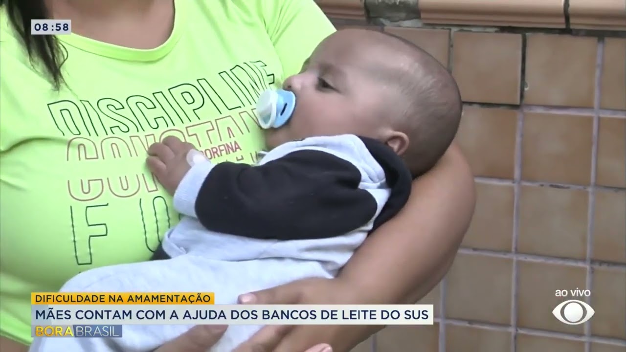 Mães contam com a ajuda de bancos de leite do SUS
