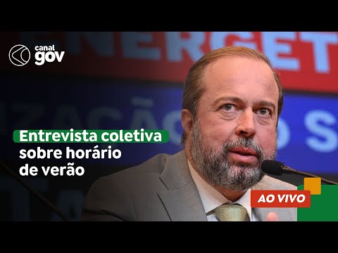 🔴 Ministro Alexandre Silveira concede coletiva de imprensa