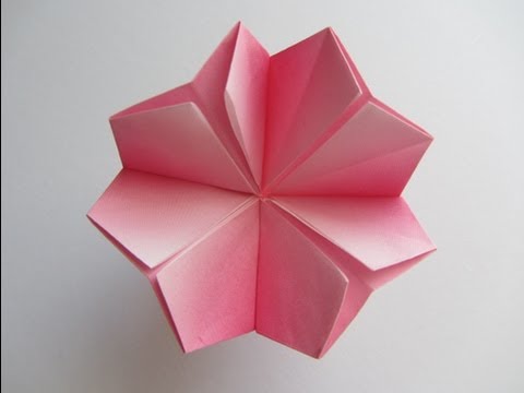 Origami Cherry Blossom - YouTube