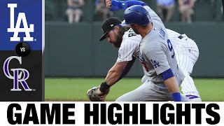 Dodgers vs. Rockies Game Highlights (6/28/22) | MLB Highlights