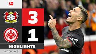 Grimaldo Magic! | BAYER 04 LEVERKUSEN — EINTRACHT FRANKFURT | Highlights | MD 3 – Bundesliga 2025/26