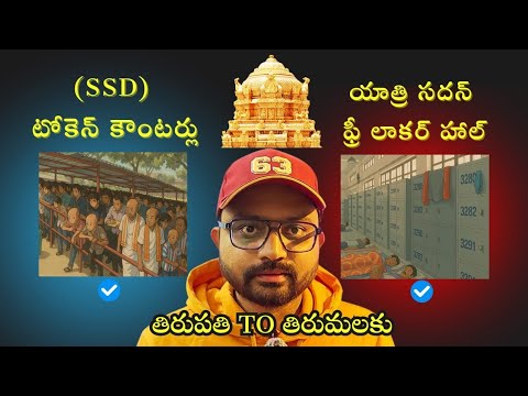 Tirumala Darsanam SSD Tokens | Locker rooms | Tirupati to Tirumala 2025