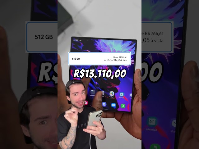 OS 5 CELULARES MAIS CAROS DO BRASIL! #shorts