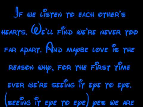 Eye-To-Eye - A Goofy Movie Lyrics HD