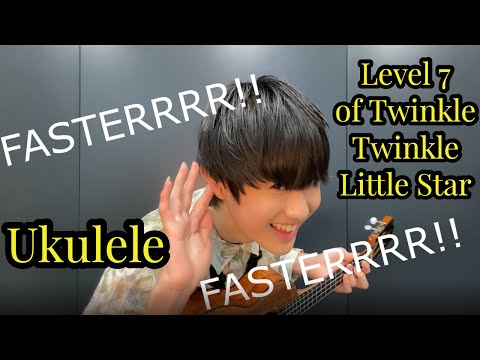Level 7 of Twinkle Twinkle Little Star(きらきら星) by ukulele speedstar Toshiki Kondo(14)