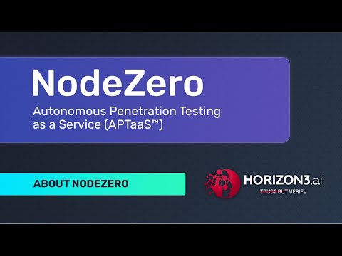 See your enterprise through the eyes of the attacker with NodeZero. 
Continuously pentesting your enterprise helps you proactively find and fix security weaknesses before criminals exploit them. 
Autonomous pentesting services from Horizon3.ai serve as your “sparring partner,” helping you proactively improve the effectiveness of your security controls.