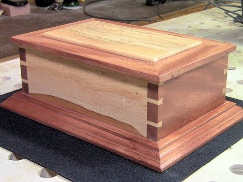 Woodworking - Making a Hand Cut Dovetail Box - YouTube