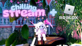 chilling stream + @Roblox  ⸜(。˃ ᵕ ˂)⸝♡
