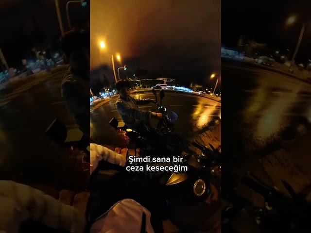 Kask takmayan çocuğa polis olduğumu söyledim😁 #motovlog #motorcu #motorcukavgaları #shorst #mersin