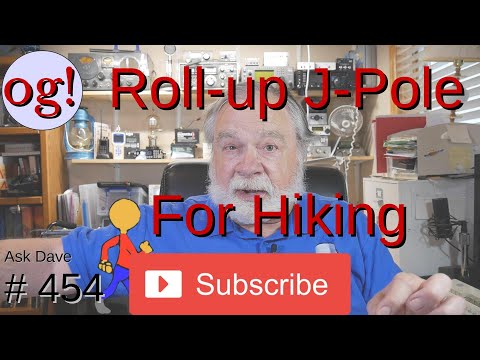 Roll-up J-Pole for Hiking (#454)