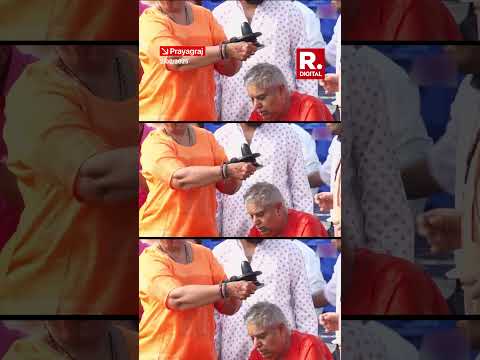 Maha Kumbh 2025: VP Jagdeep Dhankhar And Wife Take Holy Dip At Triveni Sangam
