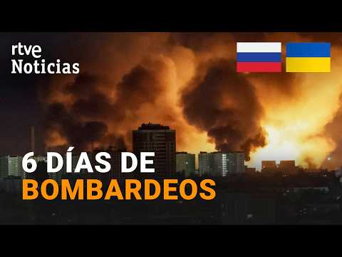 Guerra de Ucrania | Al menos 12 muertos en la sexta jornada de ataques rusos contra Kiev | RTVE