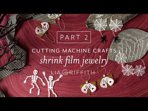 Part 2 of 2 | Halloween Crafts: Make Shrink Film Jewelry with Your Cricut Cutting Machine